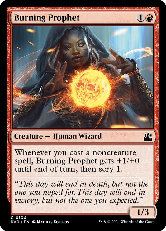 Image for Burning Prophet (104) (Ravnica Remastered) - Magic: The Gathering