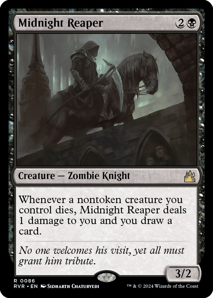 Image for Midnight Reaper (86) (Ravnica Remastered) - Magic: The Gathering