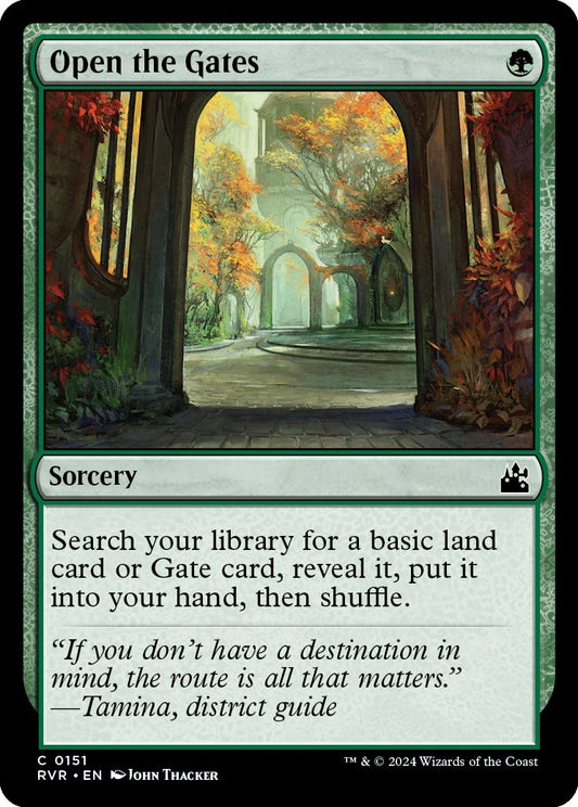 Image for Open the Gates (151) (Ravnica Remastered) - Magic: The Gathering