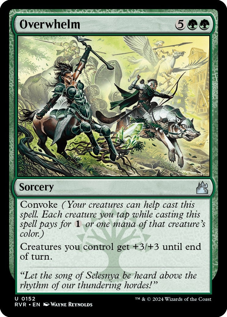 Image for Overwhelm (152) (Ravnica Remastered) - Magic: The Gathering