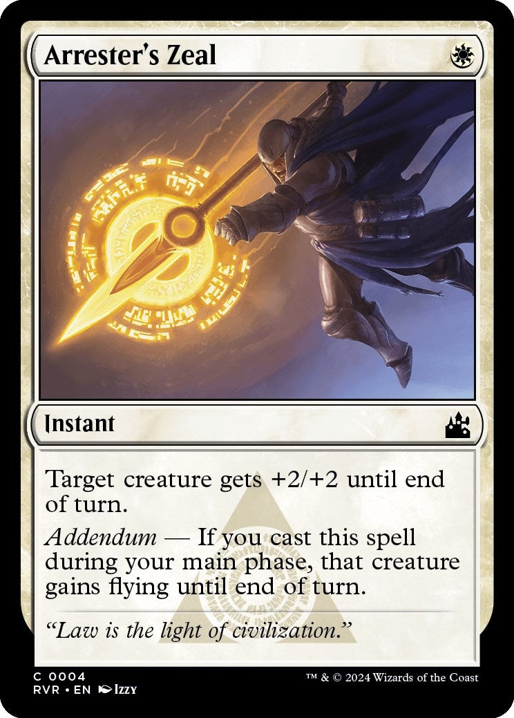 Image for Arrester's Zeal (4) (Ravnica Remastered) - Magic: The Gathering