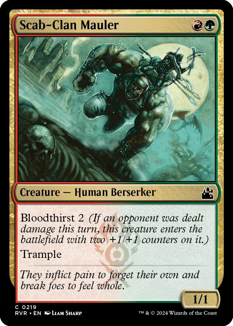 Image for Scab-Clan Mauler (219) (Ravnica Remastered) - Magic: The Gathering