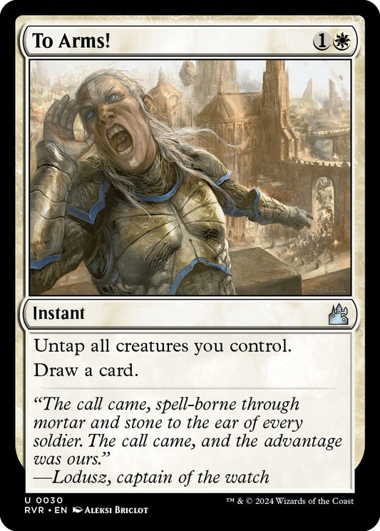 Image for To Arms! (30) (Ravnica Remastered) - Magic: The Gathering