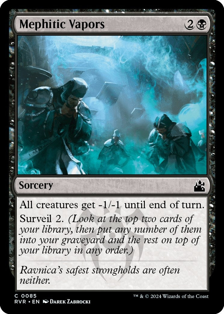 Image for Mephitic Vapors (85) (Ravnica Remastered) - Magic: The Gathering