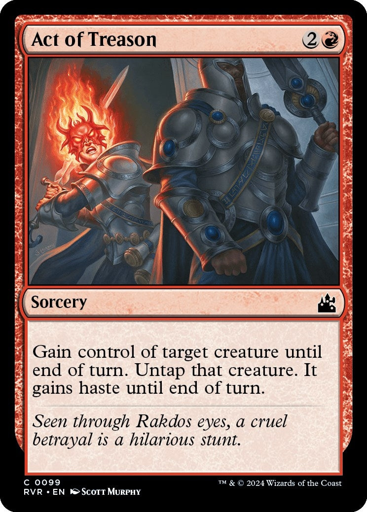 Image for Act of Treason (99) (Ravnica Remastered) - Magic: The Gathering