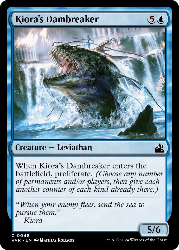Image for Kiora's Dambreaker (48) (Ravnica Remastered) - Magic: The Gathering