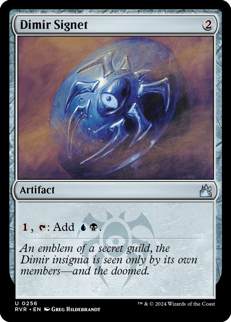 Image for Dimir Signet (256) (Ravnica Remastered) - Magic: The Gathering