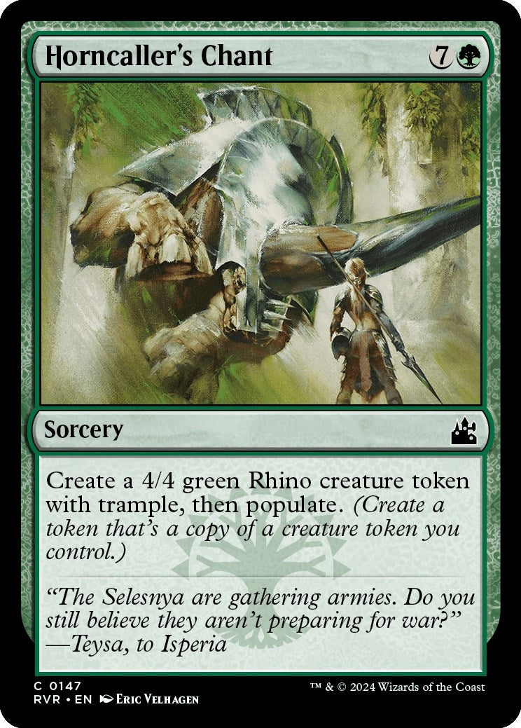 Image for Horncaller's Chant (147) (Ravnica Remastered) - Magic: The Gathering