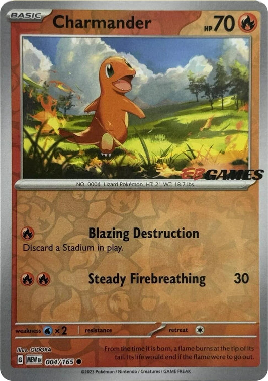 Image for Charmander - 004/165 (EBGames Exclusive) (004/165) (Miscellaneous Cards & Products) - Pokemon