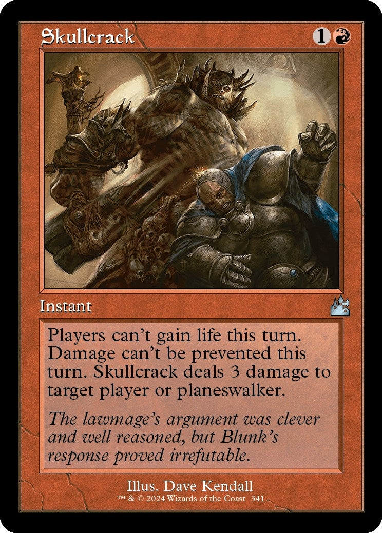 Image for Skullcrack (Retro Frame) (341) (Ravnica Remastered) - Magic: The Gathering
