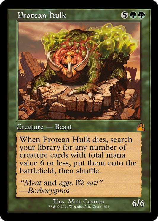 Image for Protean Hulk (Retro Frame) (353) (Ravnica Remastered) - Magic: The Gathering