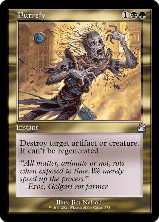 Image for Putrefy (Retro Frame) (378) (Ravnica Remastered) - Magic: The Gathering