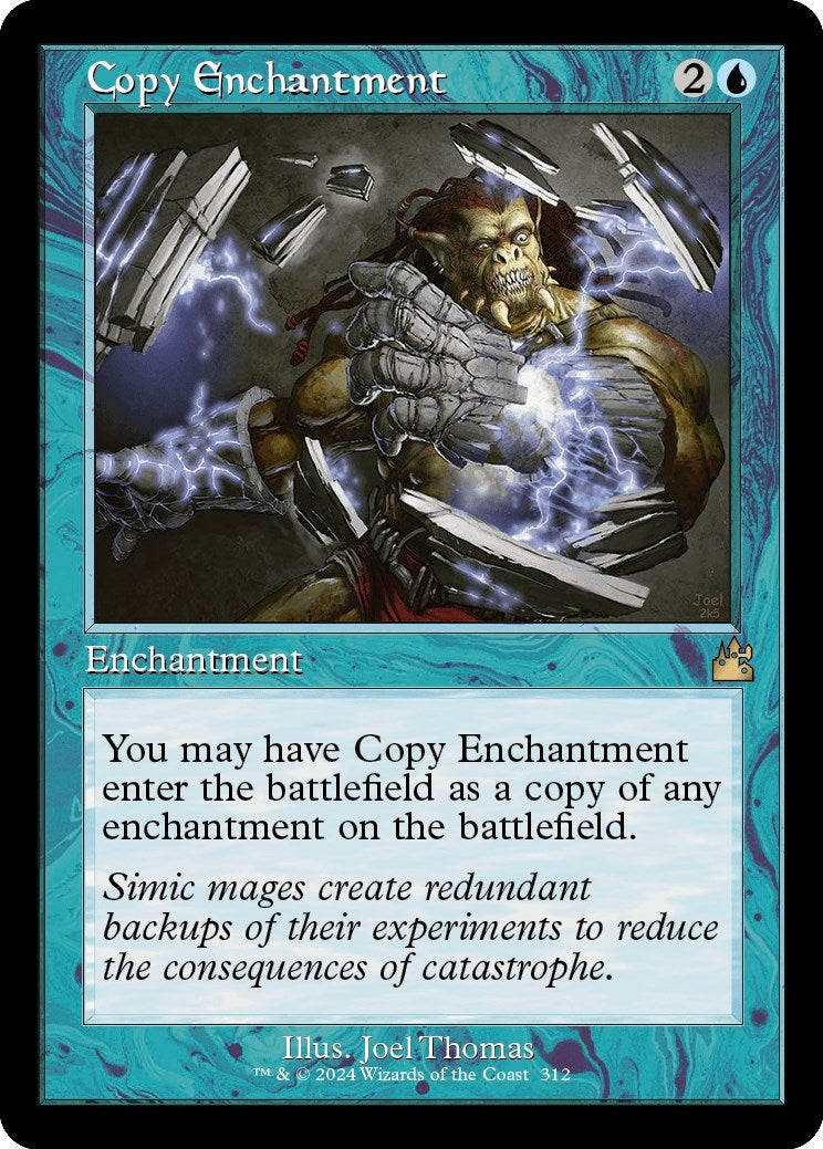 Image for Copy Enchantment (Retro Frame) (312) (Ravnica Remastered) - Magic: The Gathering