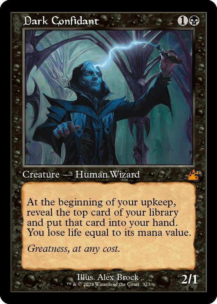 Image for Dark Confidant (Retro Frame) (323) (Ravnica Remastered) - Magic: The Gathering