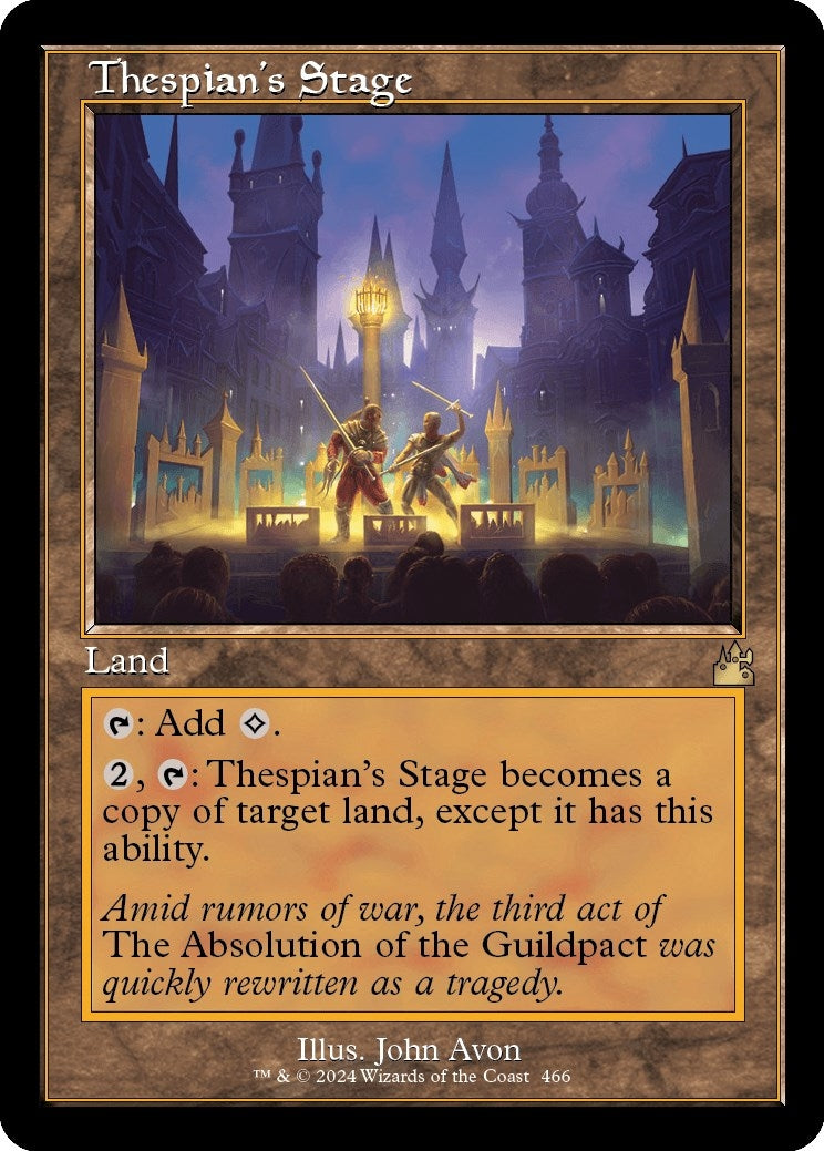 Image for Thespian's Stage (Retro Frame) (466) (Ravnica Remastered) - Magic: The Gathering