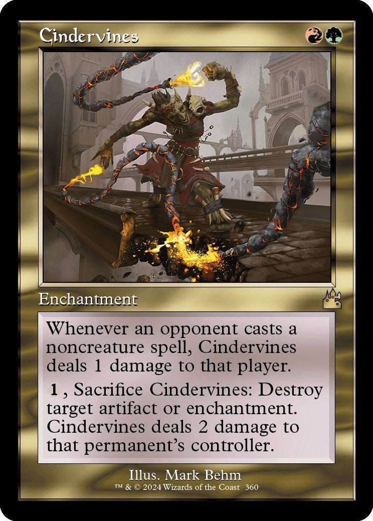 Image for Cindervines (Retro Frame) (360) (Ravnica Remastered) - Magic: The Gathering