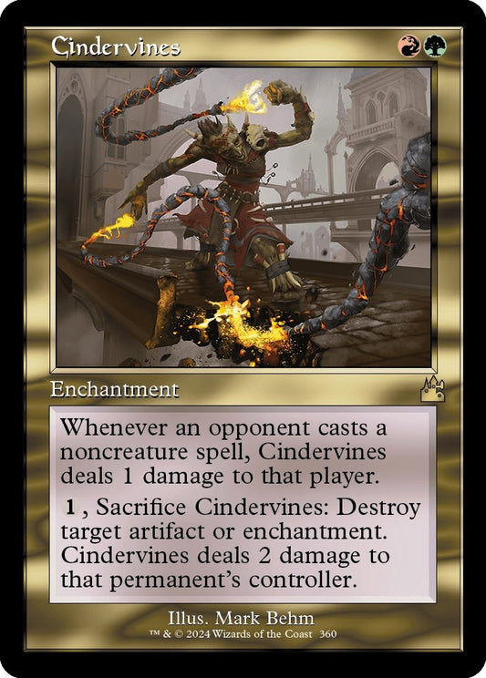 Image for Cindervines (Retro Frame) (360) (Ravnica Remastered) - Magic: The Gathering