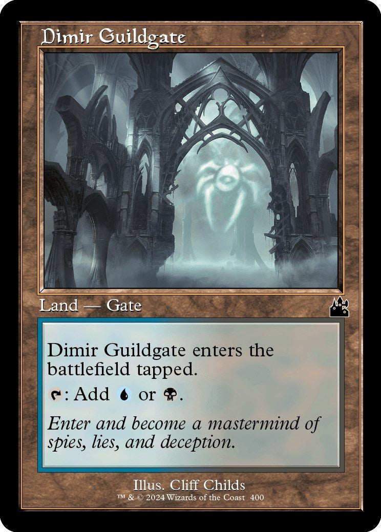 Image for Dimir Guildgate (Retro Frame) (400) (Ravnica Remastered) - Magic: The Gathering