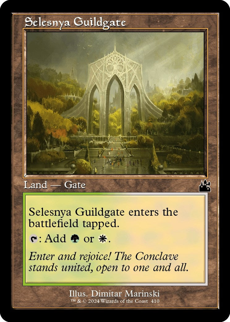 Image for Selesnya Guildgate (Retro Frame) (410) (Ravnica Remastered) - Magic: The Gathering