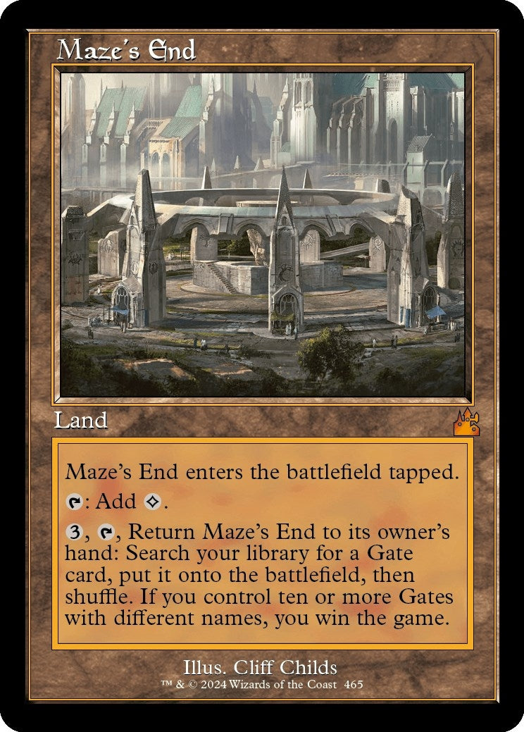 Image for Maze's End (Retro Frame) (465) (Ravnica Remastered) - Magic: The Gathering
