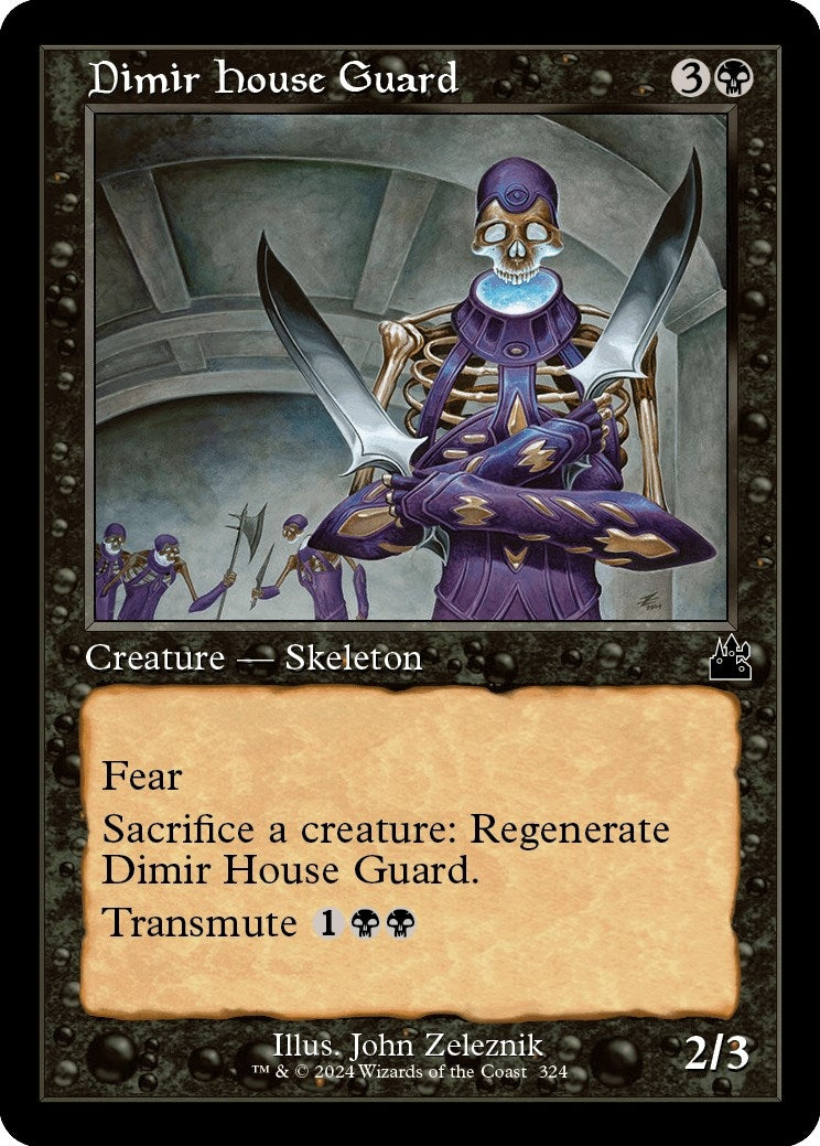 Image for Dimir House Guard (Retro Frame) (324) (Ravnica Remastered) - Magic: The Gathering