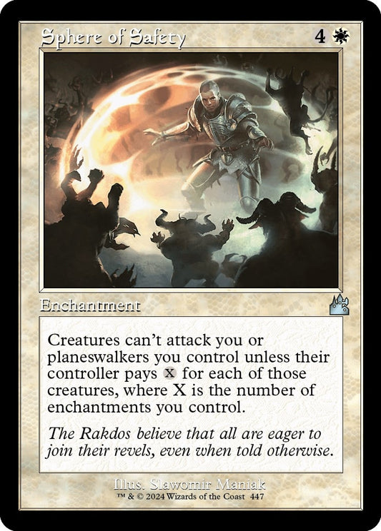 Image for Sphere of Safety (Retro Frame) (447) (Ravnica Remastered) - Magic: The Gathering