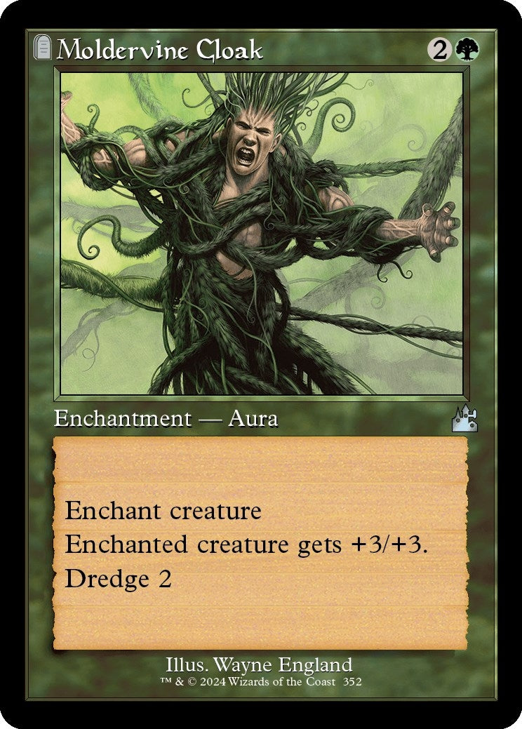 Image for Moldervine Cloak (Retro Frame) (352) (Ravnica Remastered) - Magic: The Gathering