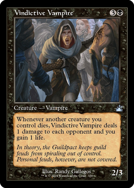 Image for Vindictive Vampire (Retro Frame) (330) (Ravnica Remastered) - Magic: The Gathering