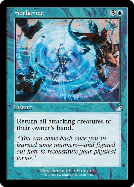 Image for Aetherize (Retro Frame) (448) (Ravnica Remastered) - Magic: The Gathering