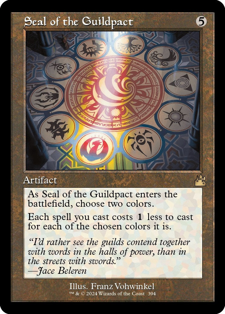 Image for Seal of the Guildpact (Retro Frame) (394) (Ravnica Remastered) - Magic: The Gathering