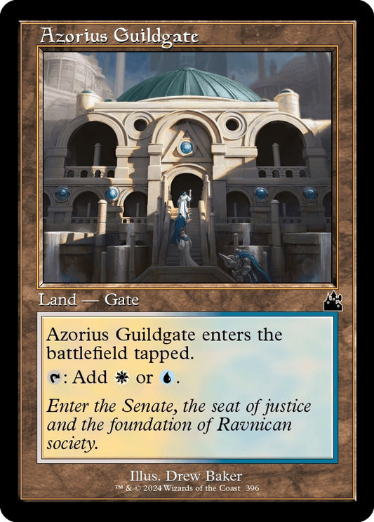 Image for Azorius Guildgate (Retro Frame) (396) (Ravnica Remastered) - Magic: The Gathering