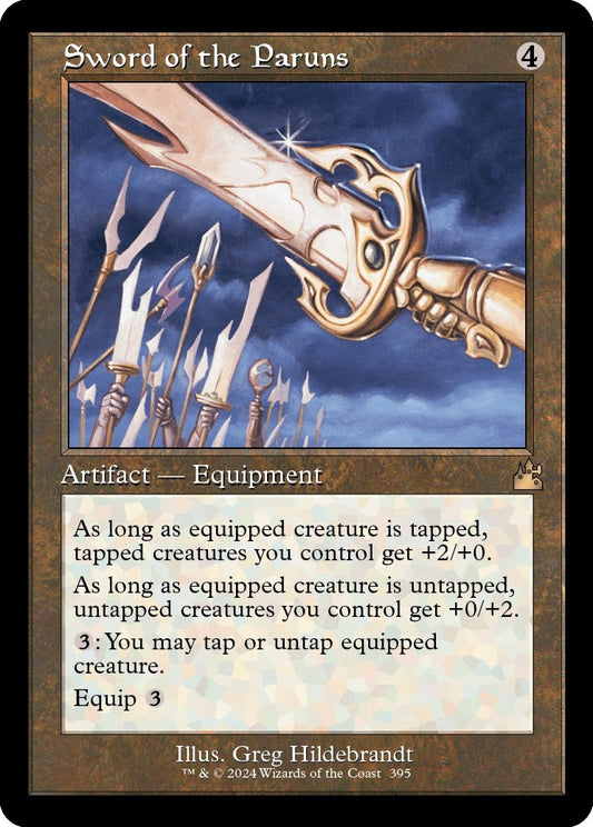 Image for Sword of the Paruns (Retro Frame) (395) (Ravnica Remastered) - Magic: The Gathering
