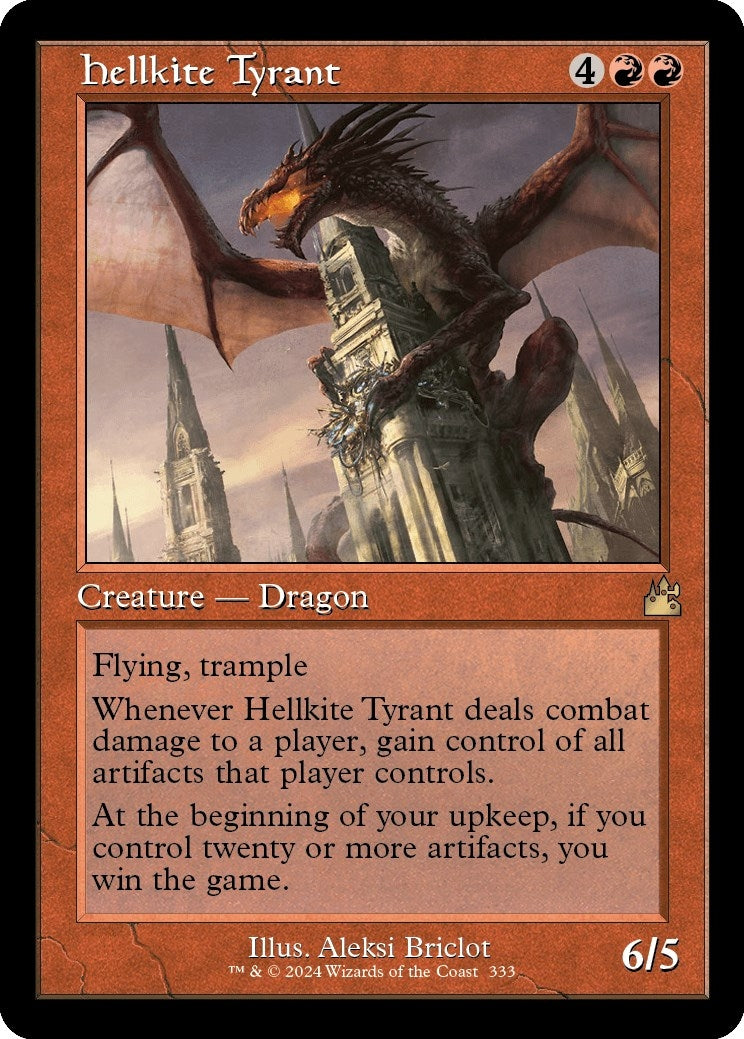 Image for Hellkite Tyrant (Retro Frame) (333) (Ravnica Remastered) - Magic: The Gathering