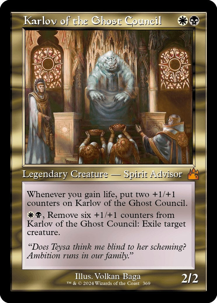 Image for Karlov of the Ghost Council (Retro Frame) (369) (Ravnica Remastered) - Magic: The Gathering