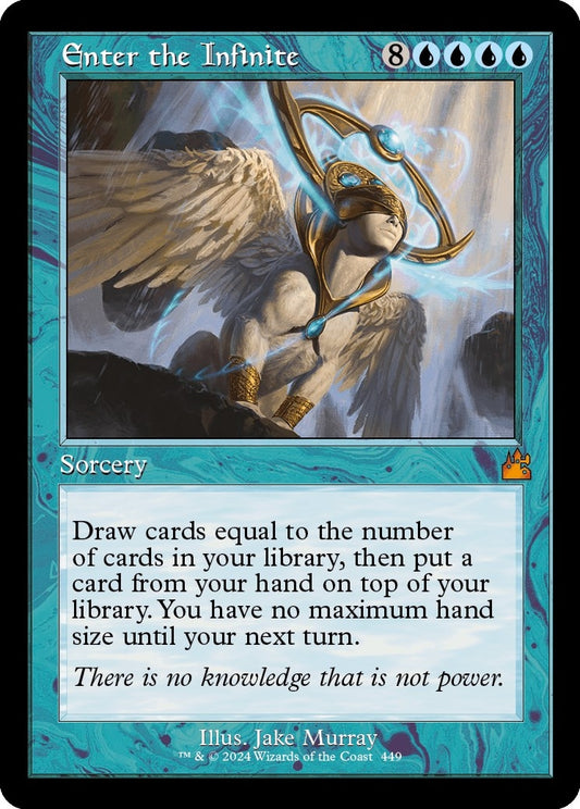 Image for Enter the Infinite (Retro Frame) (449) (Ravnica Remastered) - Magic: The Gathering