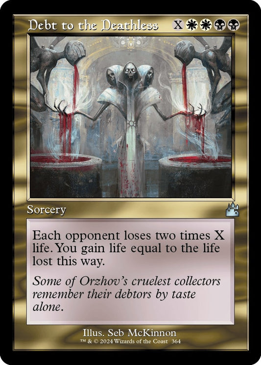 Image for Debt to the Deathless (Retro Frame) (364) (Ravnica Remastered) - Magic: The Gathering
