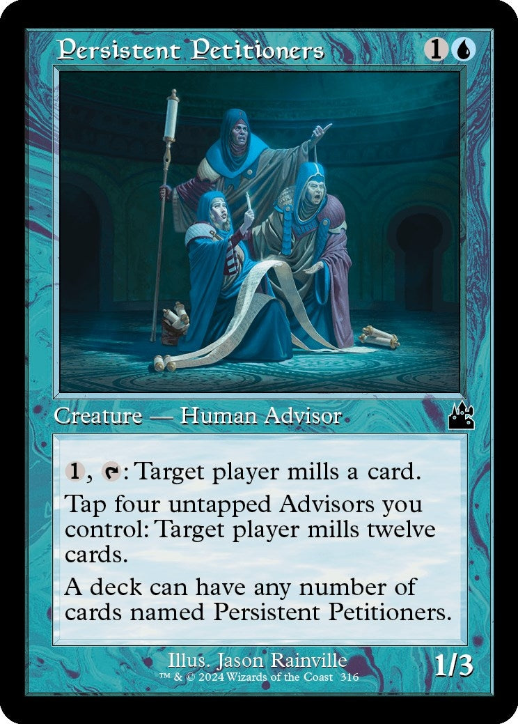 Image for Persistent Petitioners (Retro Frame) (316) (Ravnica Remastered) - Magic: The Gathering