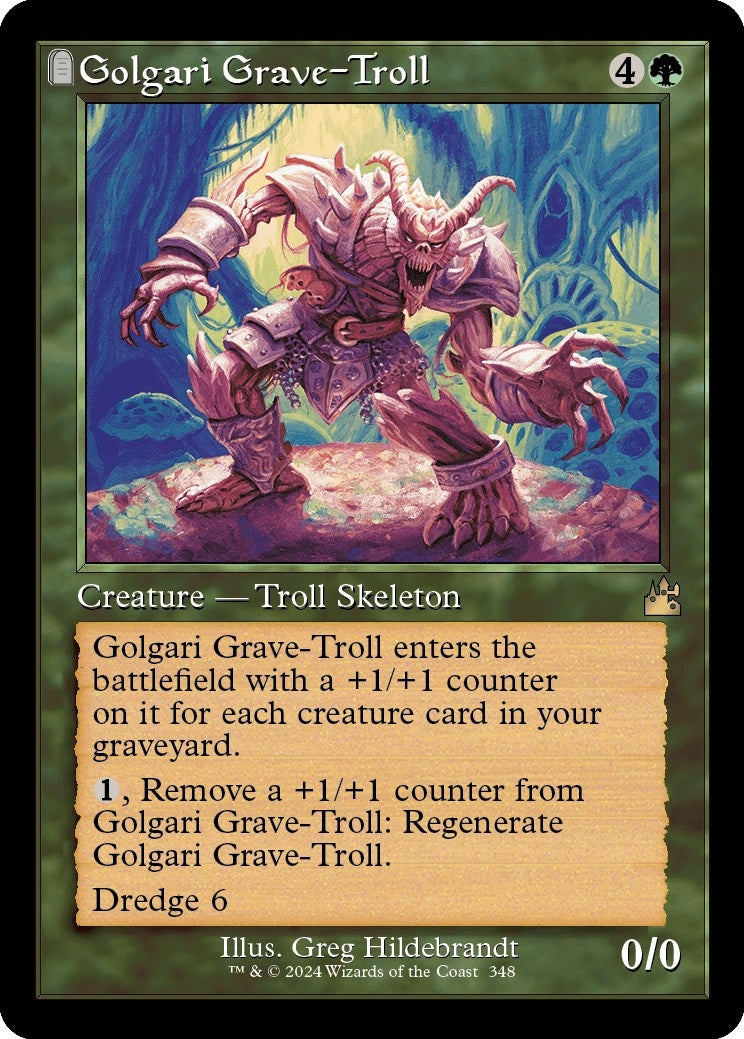 Image for Golgari Grave-Troll (Retro Frame) (348) (Ravnica Remastered) - Magic: The Gathering