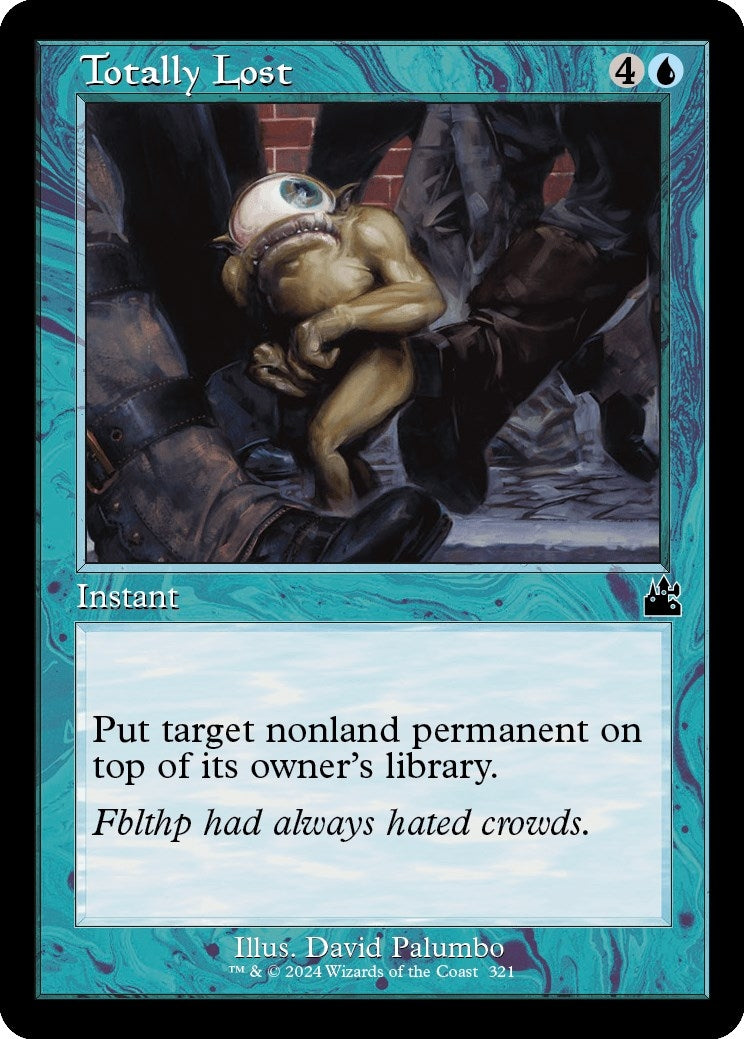 Image for Totally Lost (Retro Frame) (321) (Ravnica Remastered) - Magic: The Gathering