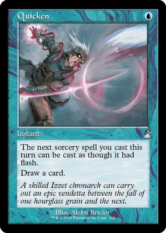 Image for Quicken (Retro Frame) (318) (Ravnica Remastered) - Magic: The Gathering