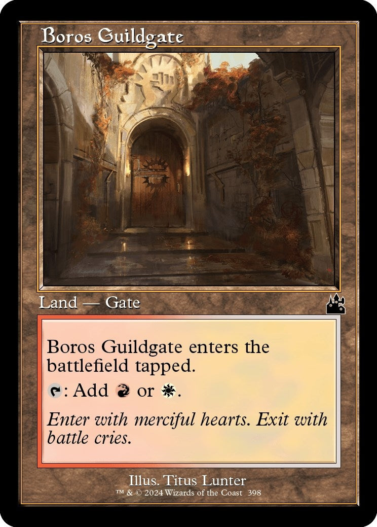 Image for Boros Guildgate (Retro Frame) (398) (Ravnica Remastered) - Magic: The Gathering
