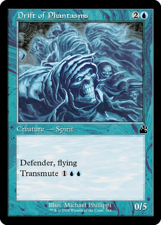 Image for Drift of Phantasms (Retro Frame) (314) (Ravnica Remastered) - Magic: The Gathering