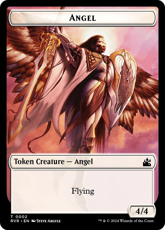 Image for Angel Token (0002) (2) (Ravnica Remastered) - Magic: The Gathering