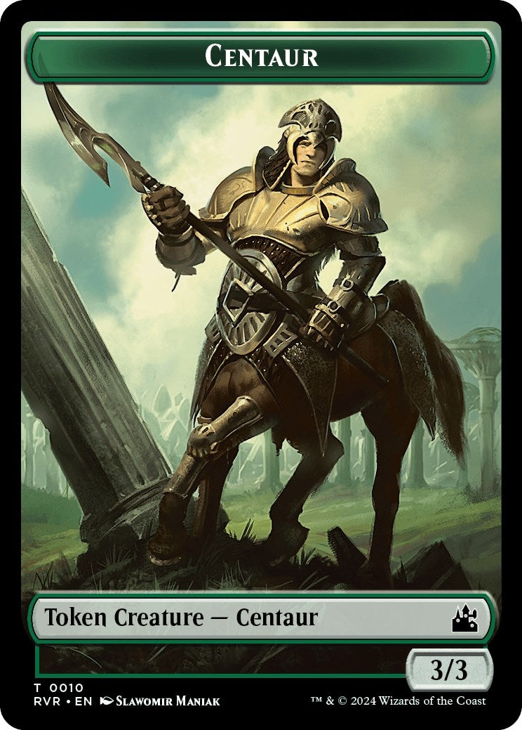 Image for Centaur Token (10) (Ravnica Remastered) - Magic: The Gathering