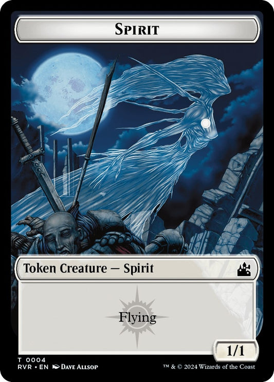 Image for Spirit Token (0004) (4) (Ravnica Remastered) - Magic: The Gathering