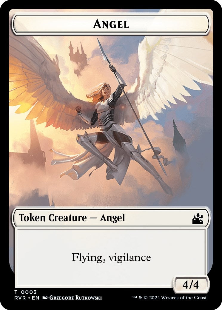 Image for Angel Token (0003) (3) (Ravnica Remastered) - Magic: The Gathering