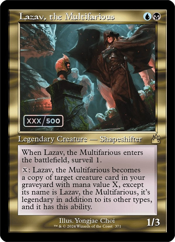 Image for Lazav, the Multifarious (Retro Frame) (Serial Numbered) (371) (Ravnica Remastered) - Magic: The Gathering