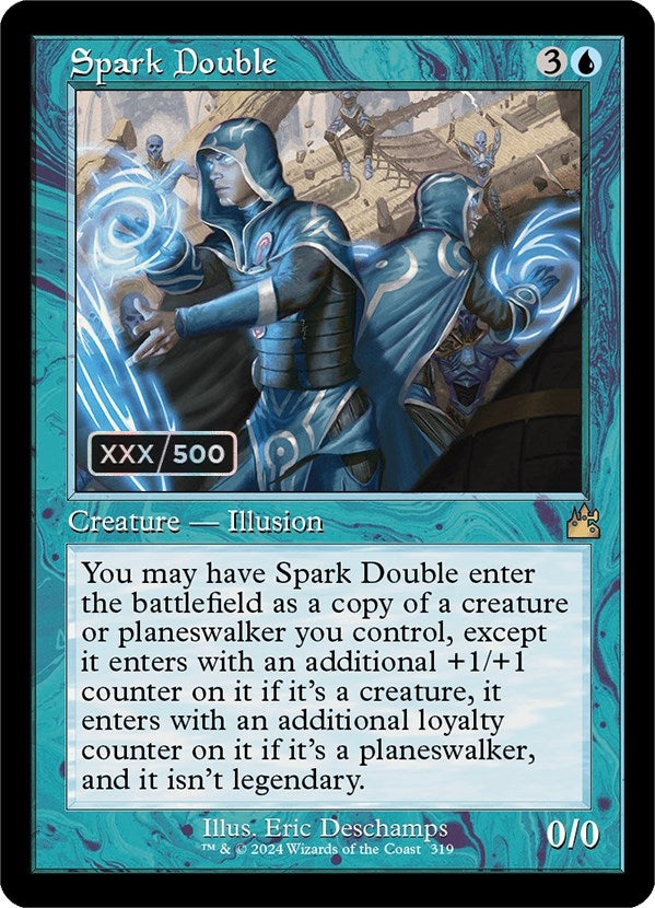 Image for Spark Double (Retro Frame) (Serial Numbered) (319) (Ravnica Remastered) - Magic: The Gathering