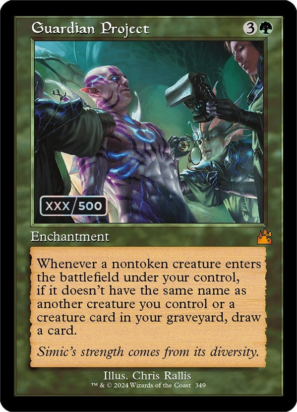 Image for Guardian Project (Retro Frame) (Serial Numbered) (349) (Ravnica Remastered) - Magic: The Gathering