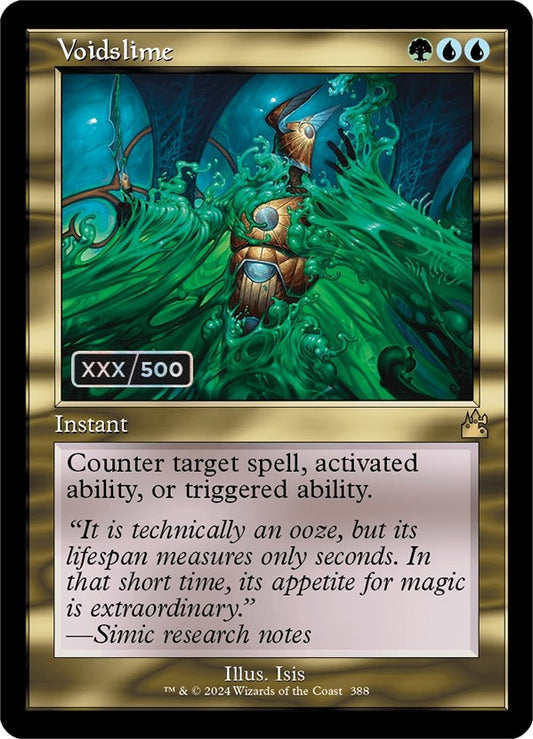 Image for Voidslime (Retro Frame) (Serial Numbered) (388) (Ravnica Remastered) - Magic: The Gathering